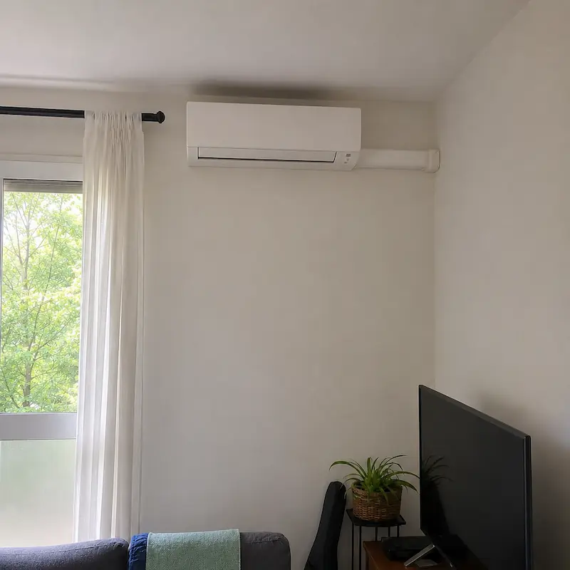 Installation de climatisation — après travaux